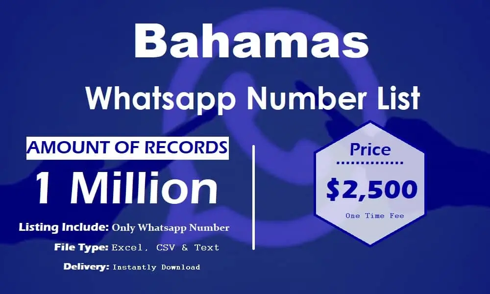 Bahamas whatsapp number list