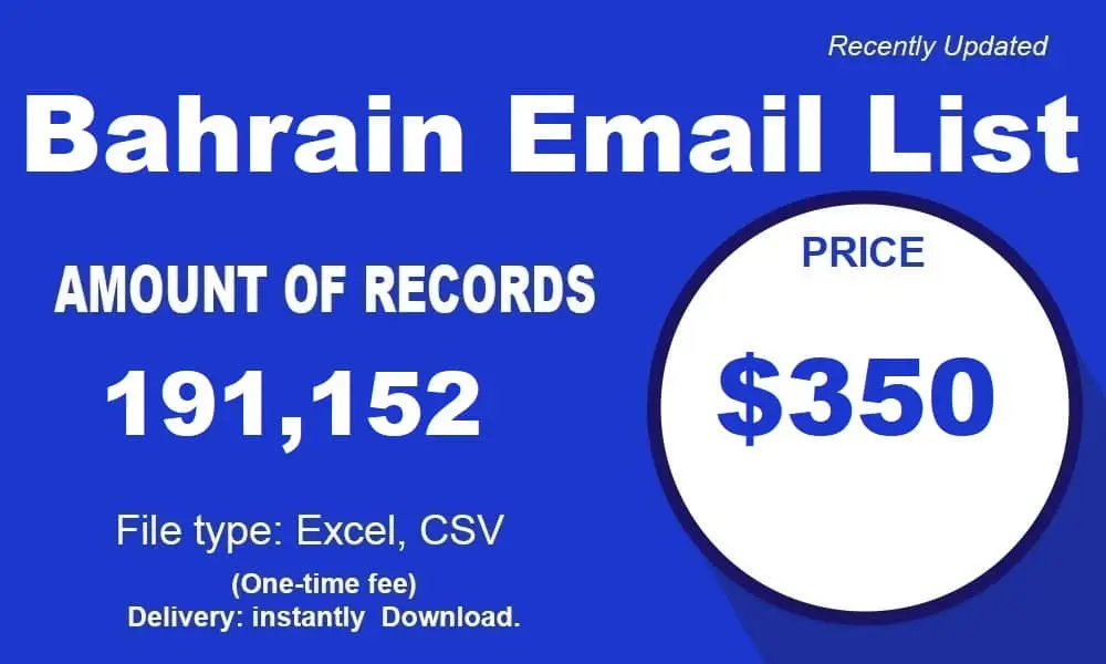 Bahrain email list