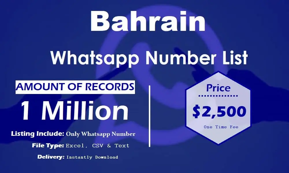 Bahrain whatsapp number list