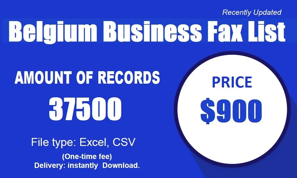 belgium-business-fax-list