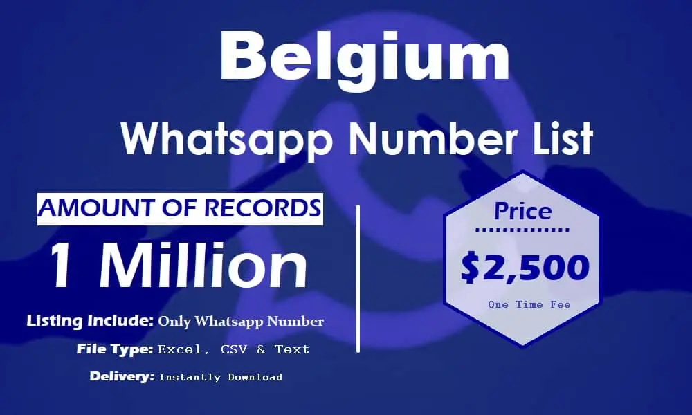 Belgium whatsapp number list