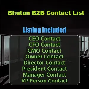 Bhutan Business Email List