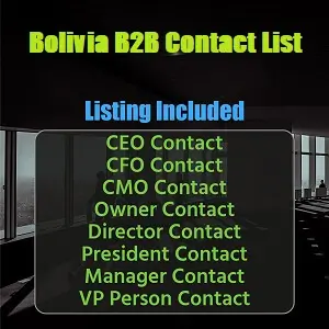 Bolivia Business Email List