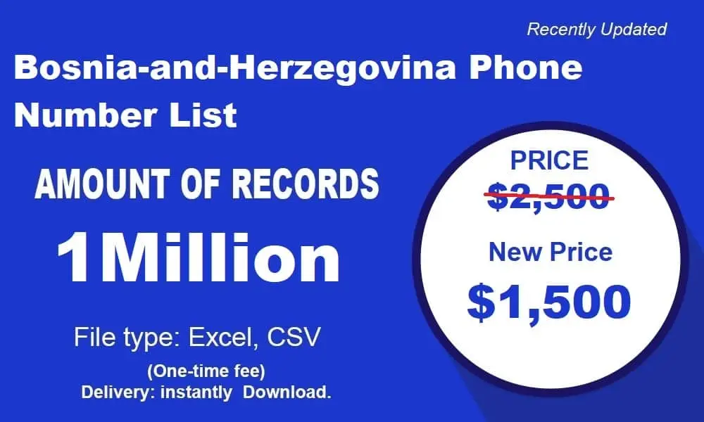 Bosnia Herzegovina Phone Number List