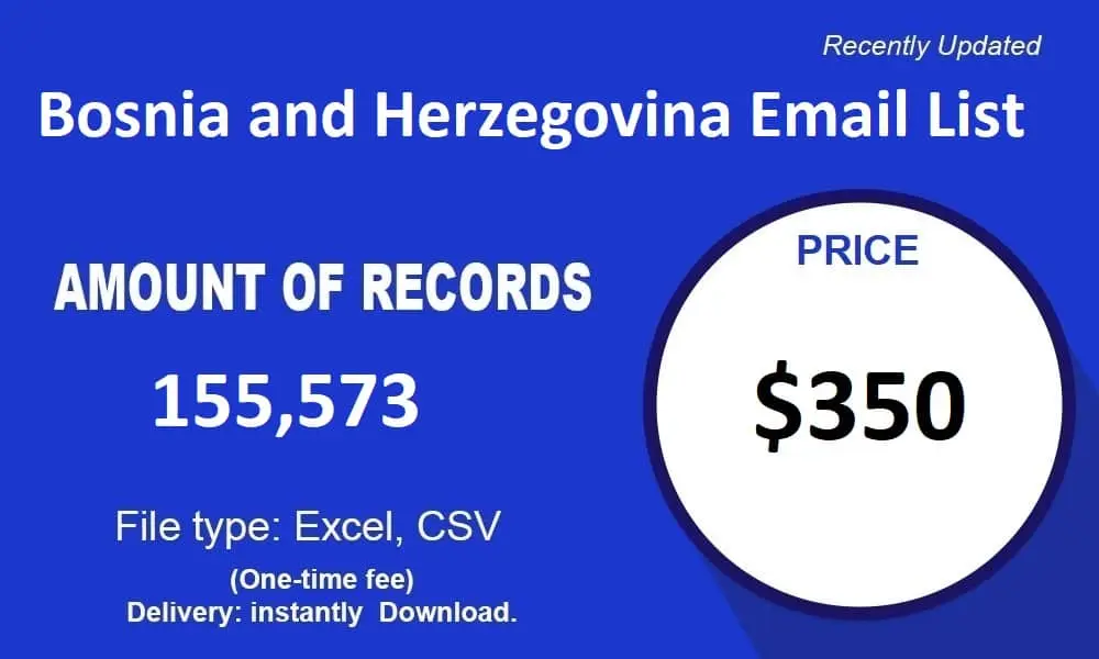 Bosnia and Herzegovina email list