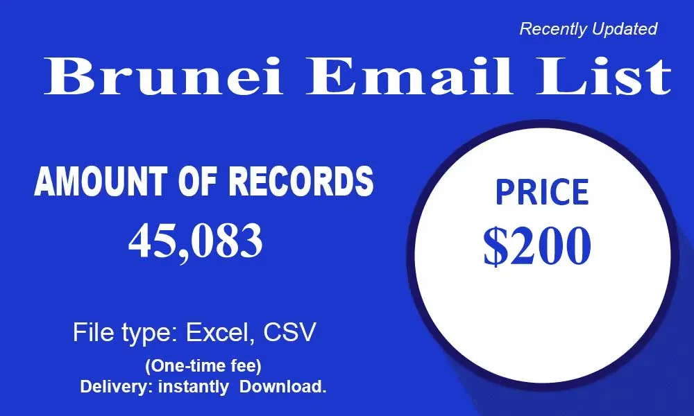 Brunei Email List