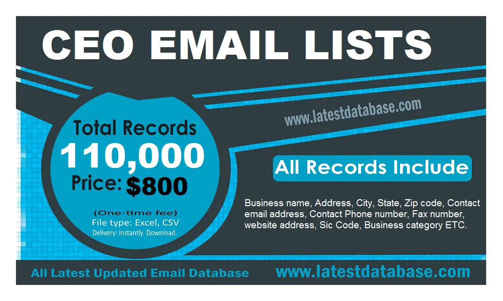 CEO email list