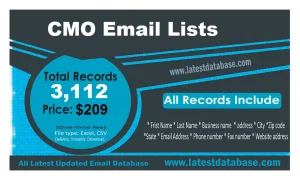 CMO email lists