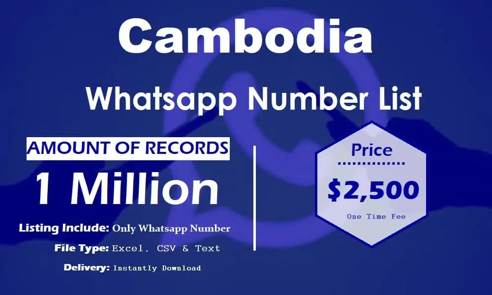 Cambodia whatsapp number list