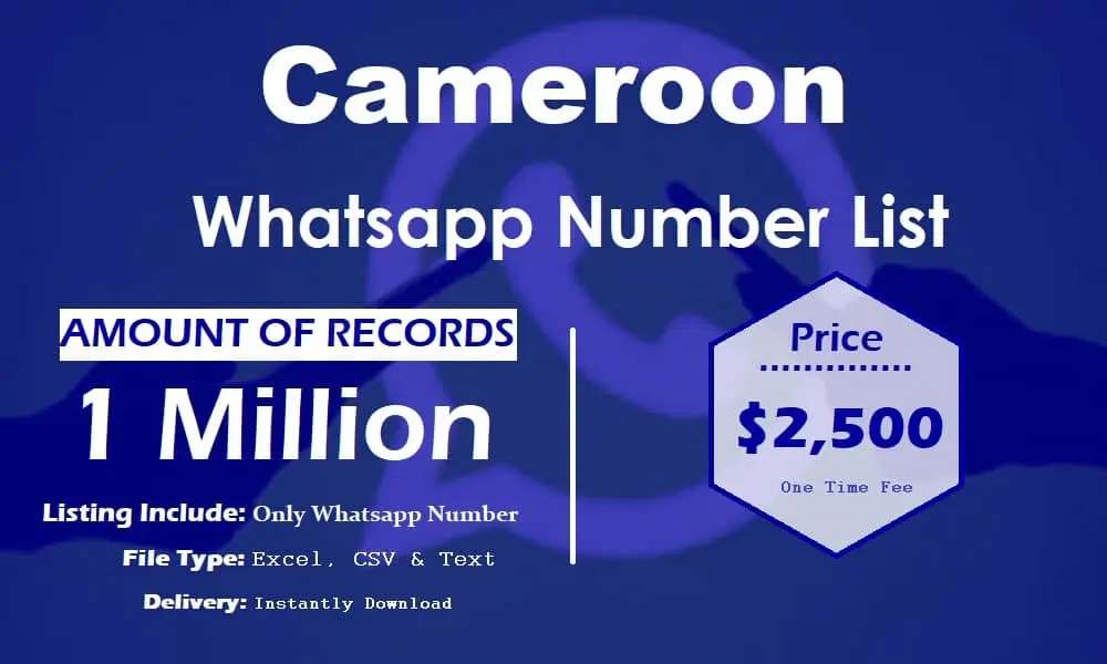 Cameroon whatsapp number list