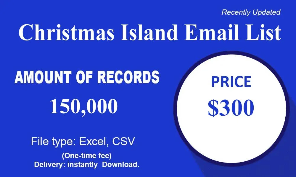 Christmas Island Email List