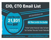 CIO and CTO Email Lists