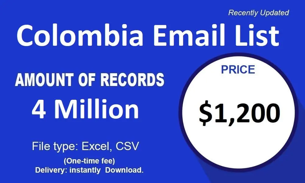 Colombia email list