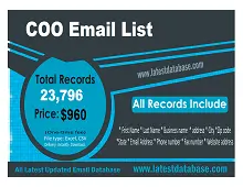 COO email list