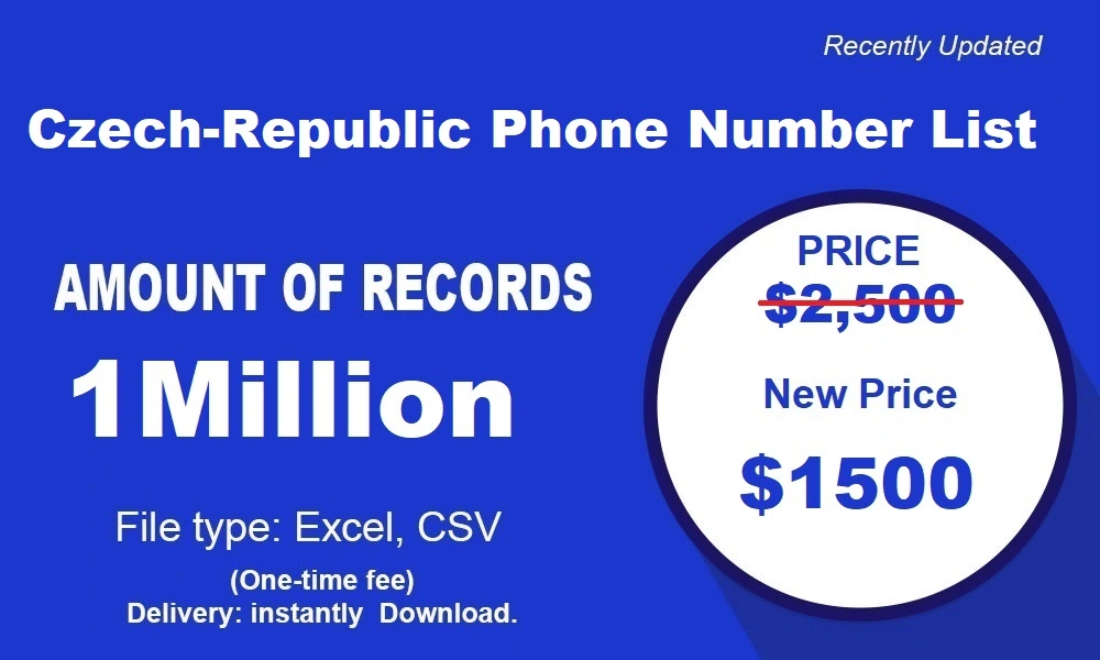 czech republic phone number list