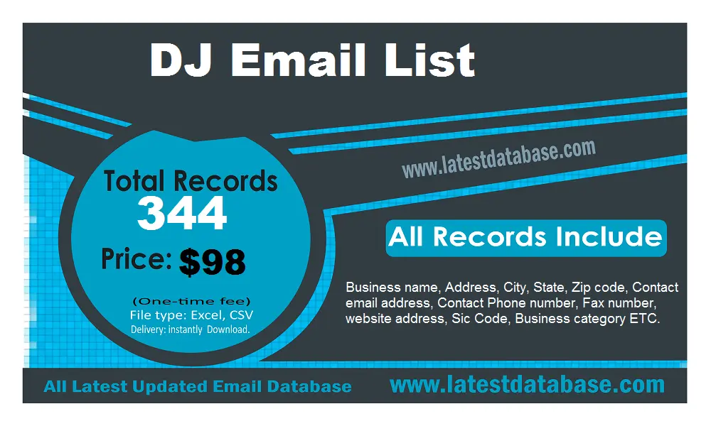 DJ Email List