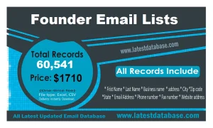 Founder email lists