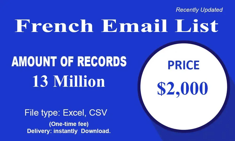 French Email List