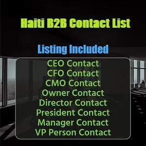 Haiti business email list