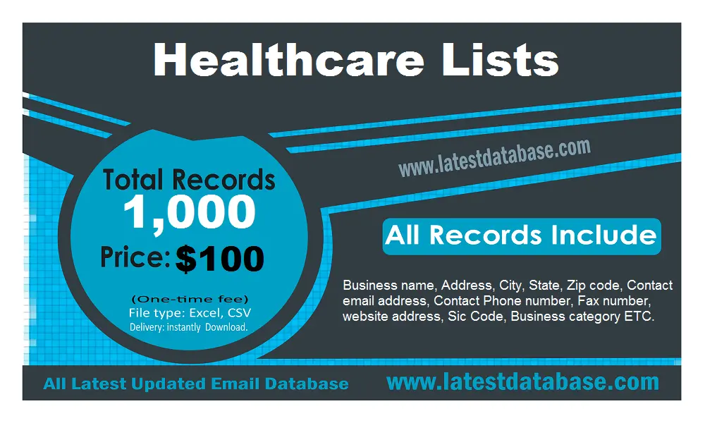 Healthcare Email List