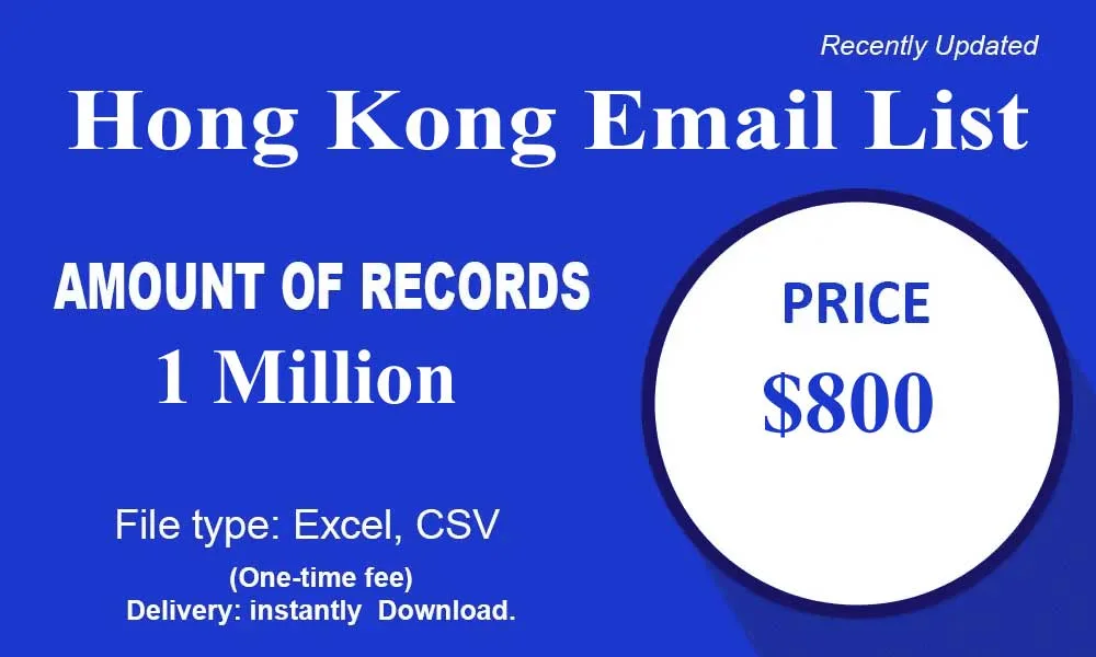 Hong Kong Email List