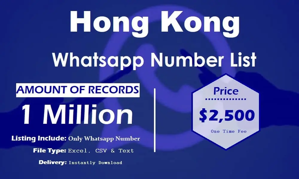 Hong Kong whatsapp number list