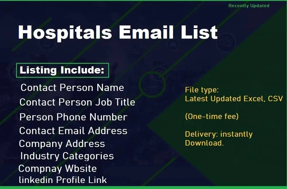 Hospital Email List