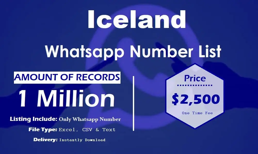 Iceland whatsapp number list