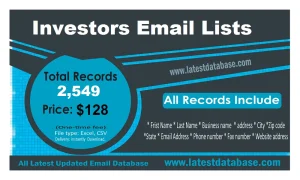 Investors email list