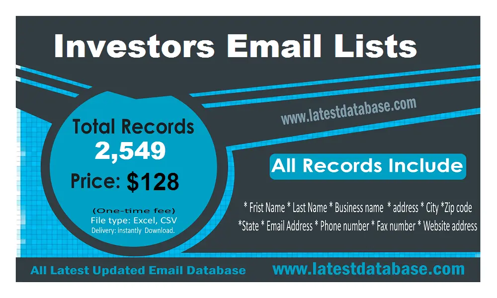 Investors email list