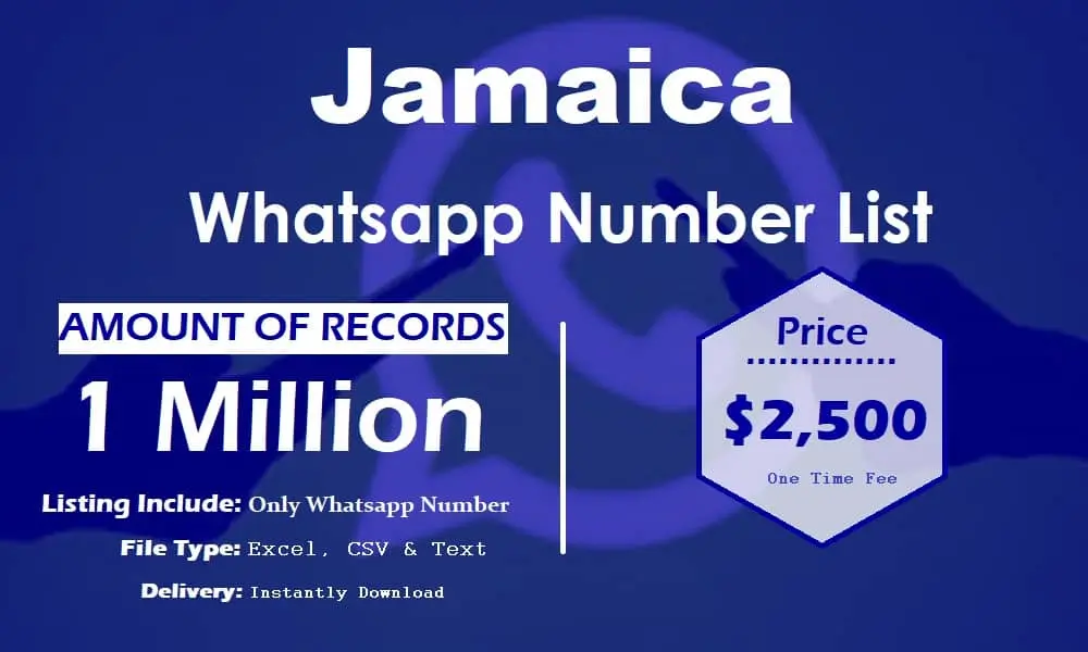 Jamaica whatsapp number list