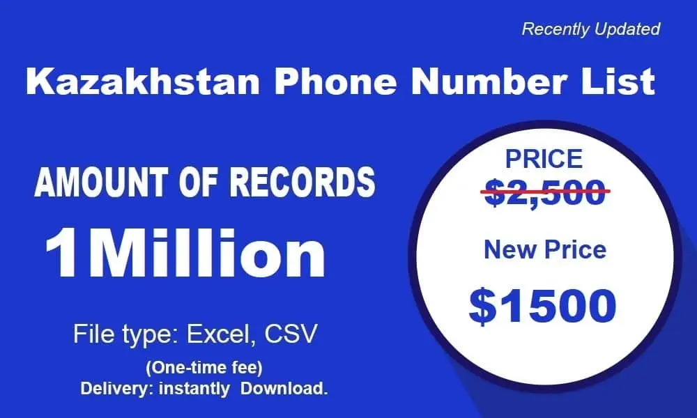 Kazakhstan Phone Number List