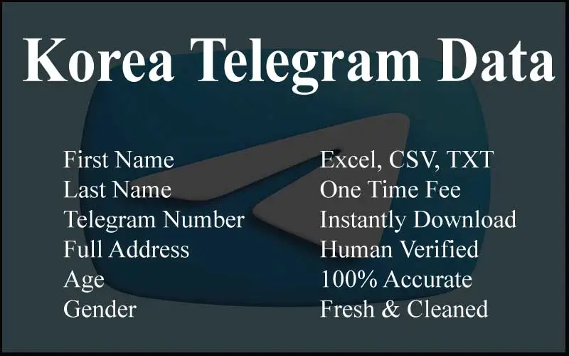 Korea telegram data