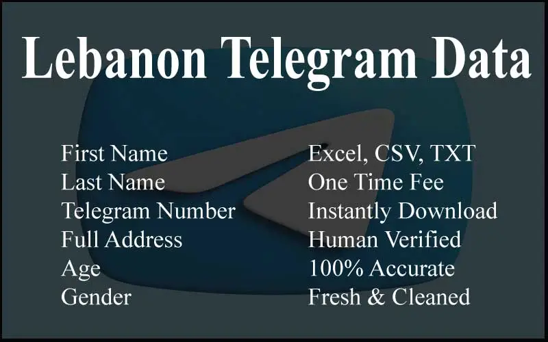 Lebanon telegram data