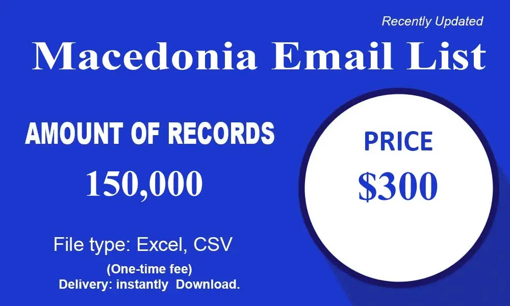 Macedonia Email List