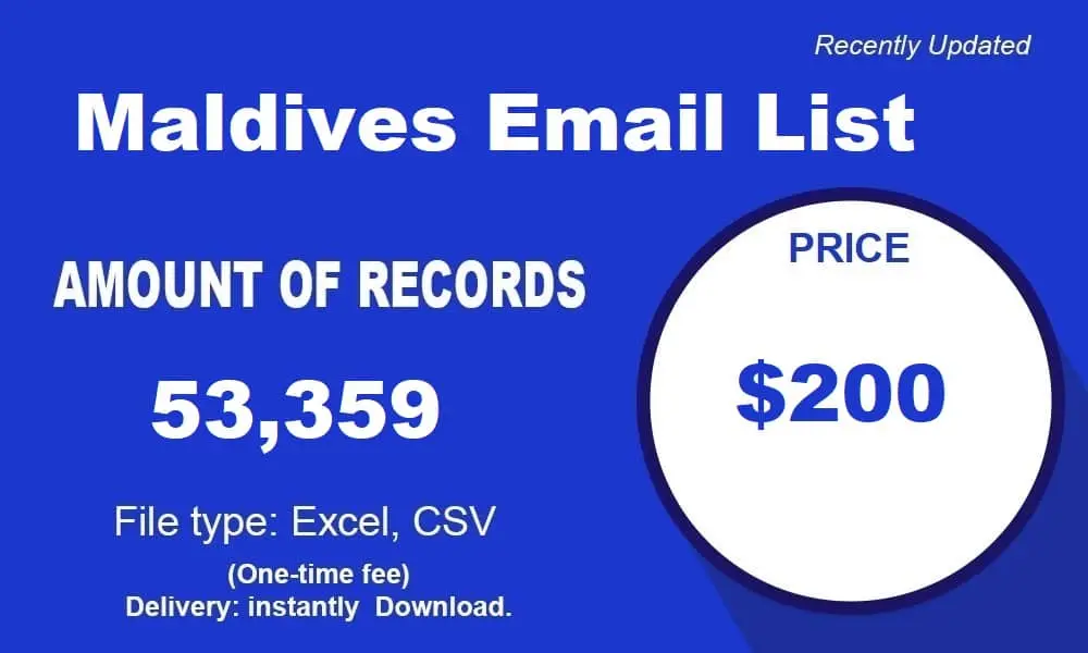 Maldives email list