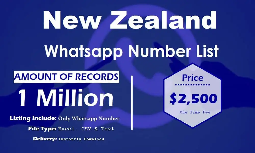 New Zealand whatsapp number list