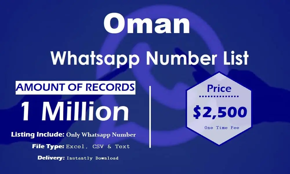 Oman whatsapp number list