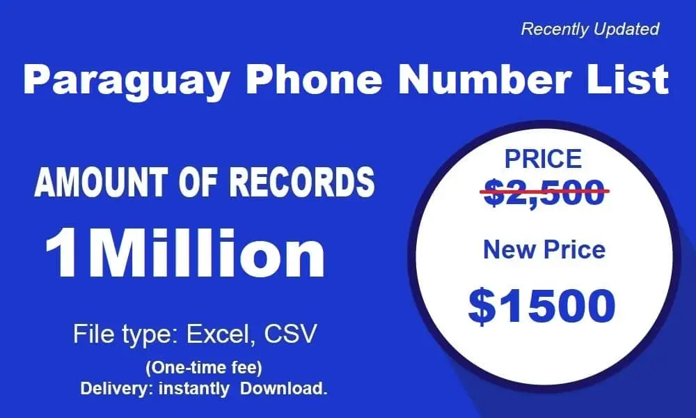 Paraguay phone number list