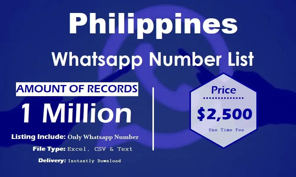 Philippines whatsapp number list