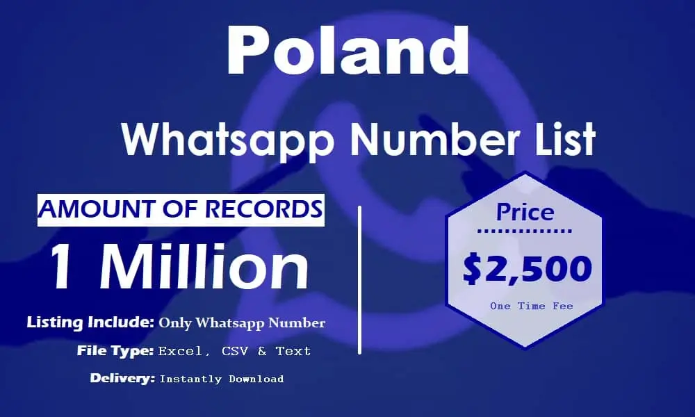 Poland whatsapp number list