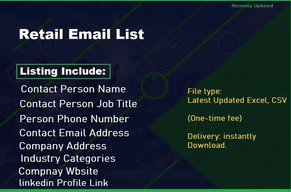 Retail Email List
