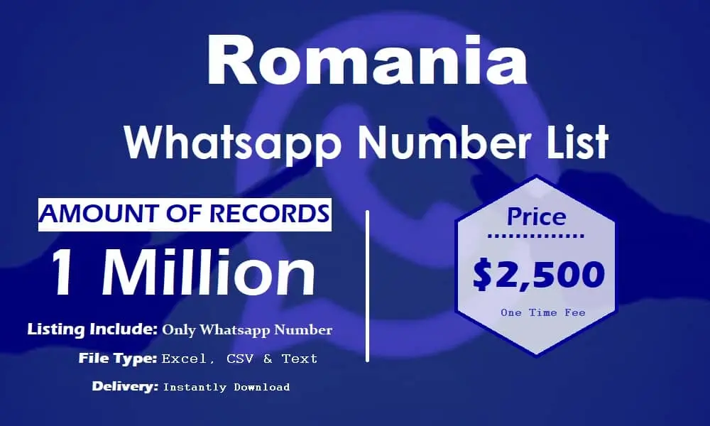 Romania whatsapp number list