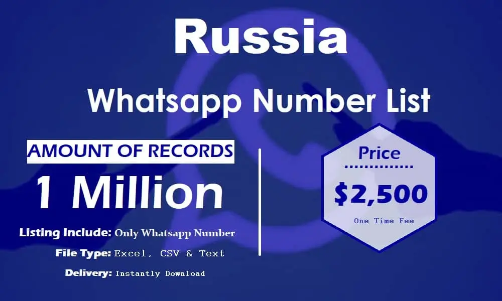 Russia whatsapp number list