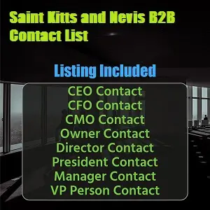 Saint Kitts And Nevis Business Email List