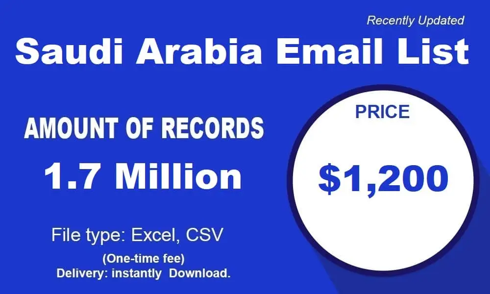 Saudi Arabia email list