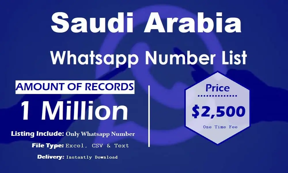 Saudi Arabia whatsapp number list