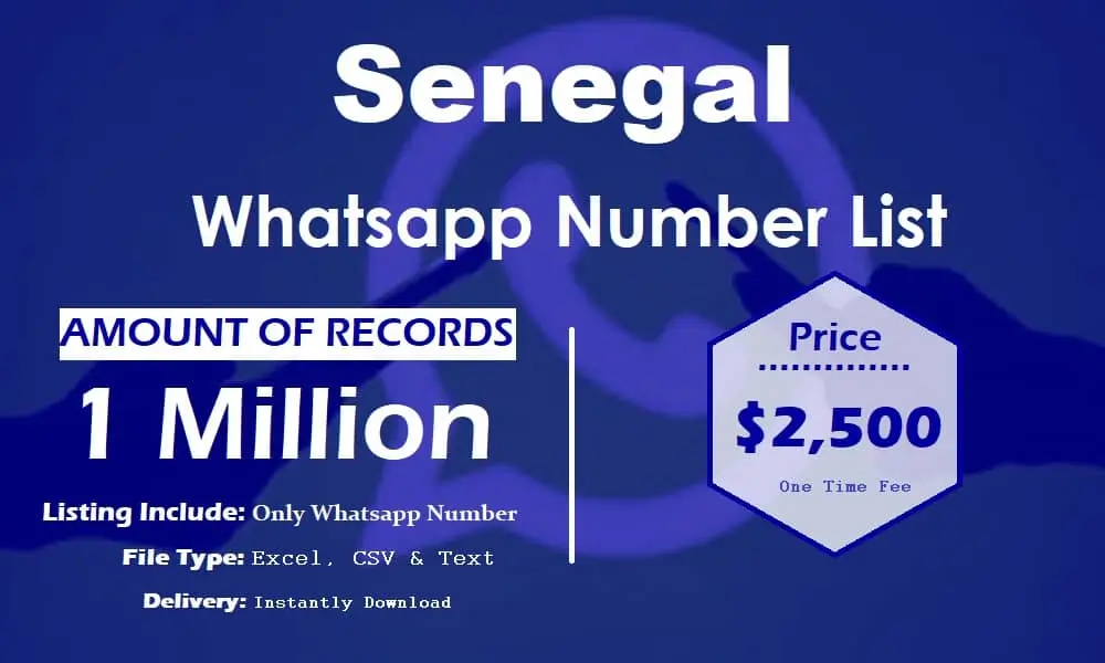 Senegal whatsapp number list