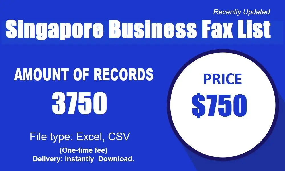 Singapore Business Fax List