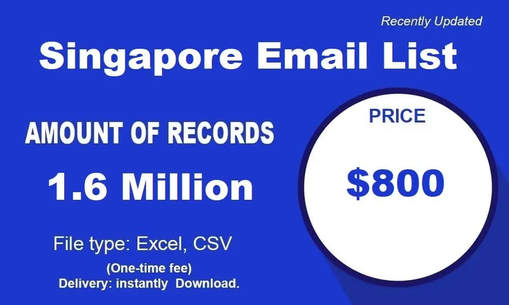 Singapore email list